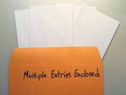 Multiple entries enclosed