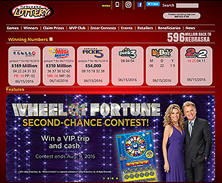 nelottery.com screenshot